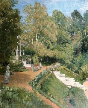  day Canvas - summer day in abramtsevo 1880 Ilya Repin